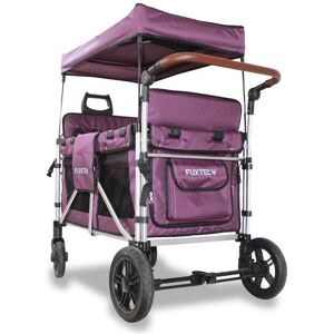 Bollerwagen Ctxl900 Morado - Supremo Deluxe: Potencia En Grandes Dimensiones , Carro Plegable, Homologado En-1888, 4 Niños, Asiento Desmontable, Playa, Bosque, Para Tirar O Empujar - Fuxtec Bollerwagen Ctxl900 Morado - Supremo Deluxe: Potencia En Grandes Dimensiones , Carro Plegable, Homologado En-1888, 4 Niños, Asiento Desmontable, Playa, Bosque, Para Tirar O Empujar - Fuxtec