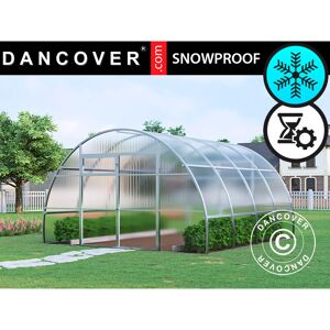 Dancover - Invernadero De Policarbonato Strong Nova 16m², 4x4m, Plateado Dancover - Invernadero De Policarbonato Strong Nova 16m², 4x4m, Plateado