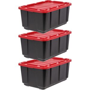Iris Ohyama, Caisse Rangement Avec Couvercle Robuste, 100l, Lot De 3, Noir, Compact, Durable, Empilable, Pour Garage, Etagã¨res, Dã©mã©nagement, Plastique, Boite A Outils, Bac De Rangement, Utb-27 Iris Ohyama, Caisse Rangement Avec Couvercle Robuste, 100l, Lot De 3, Noir, Compact, Durable, Empilable, Pour Garage, Etagã¨res, Dã©mã©nagement, Plastique, Boite A Outils, Bac De Rangement, Utb-27
