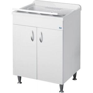 NEGRARI Mueble Y Lavadero60x50 Cm Color Blanco Mod. Eco NEGRARI Mueble Y Lavadero60x50 Cm Color Blanco Mod. Eco