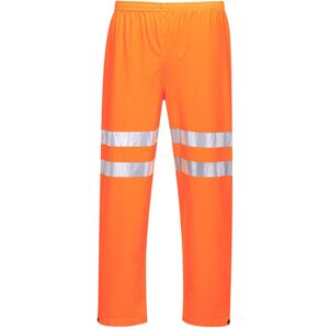 Portwest - Pantalones Sealtex Ultra Impermeables De Cintura Elástica Y Tobillos Ajustable, Doble Banda Rt51 Xl Naranja Portwest - Pantalones Sealtex Ultra Impermeables De Cintura Elástica Y Tobillos Ajustable, Doble Banda Rt51 Xl Naranja