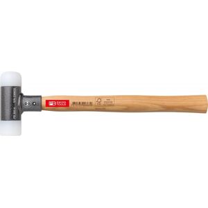 Pb Swiss Tools - Martillo De Cara Blanda Con Mango De Madera Sin Rebote De 22 Mm Pb Swiss Tools - Martillo De Cara Blanda Con Mango De Madera Sin Rebote De 22 Mm