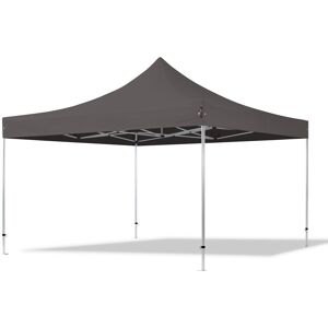 TOOLPORT 4x4m Gazebo Pieghevole Pes 800, Professional 40mm Alluminio, Grigio Scuro TOOLPORT 4x4m Gazebo Pieghevole Pes 800, Professional 40mm Alluminio, Grigio Scuro