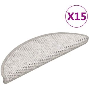 vidaXL 15x Tapetes de Escalera Beige - Protección Antideslizante Sisal vidaXL 15x Tapetes de Escalera Beige - Protección Antideslizante Sisal