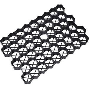 Vidaxl - Rejillas Para Césped 16 Unidades Plástico Negro 60x40x3 Cm Vidaxl - Rejillas Para Césped 16 Unidades Plástico Negro 60x40x3 Cm