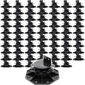 Juego De 70 Bases Regulables Para Terraza Carga Máxima 2700kg Ajustable En Altura 33-64mm - Xpotool Juego De 70 Bases Regulables Para Terraza Carga Máxima 2700kg Ajustable En Altura 33-64mm - Xpotool