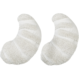 Conjunto de cojines infantiles Beliani - 2 de algodón blanco Conjunto de cojines infantiles Beliani - 2 de algodón blanco