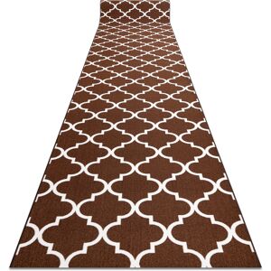 Rugsx - Alfombra De Pasillo Con Refuerzo De Goma Enrejado Trébol Marroquí Marrón Trellis 30351 67 Cm Brown 67x310 Cm Rugsx - Alfombra De Pasillo Con Refuerzo De Goma Enrejado Trébol Marroquí Marrón Trellis 30351 67 Cm Brown 67x310 Cm
