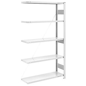 Eurokraftpro - Schwerlast-steckregal Ral 7035 Regalhöhe 2000 Mm Anbauregal Eurokraftpro - Schwerlast-steckregal Ral 7035 Regalhöhe 2000 Mm Anbauregal