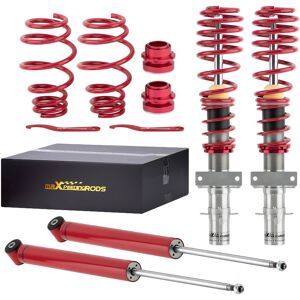 Maxpeedingrods - Amortiguadores Suspensión Roscada For Vw Polo 9n 9n3 9a 1.4 Tdi 1.9 Sdi 1.6 16 Maxpeedingrods - Amortiguadores Suspensión Roscada For Vw Polo 9n 9n3 9a 1.4 Tdi 1.9 Sdi 1.6 16