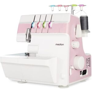 Overlock Medion So 90 - 91w - Tipo De Aguja 11, 14, 16 - 1200 Rpm - Led - Rosa Overlock Medion So 90 - 91w - Tipo De Aguja 11, 14, 16 - 1200 Rpm - Led - Rosa