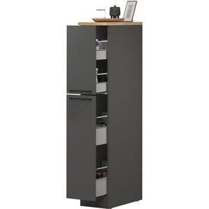 Gabinete de almacenamiento multifuncional hecho en Italia - 30x60h165cm Gabinete de almacenamiento multifuncional hecho en Italia - 30x60h165cm