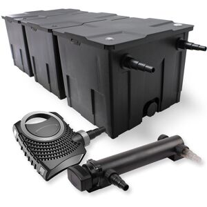WILTEC Sunsun 3 Cámaras Juego De Filtros 90000l 24w Uvc 3 Clarificador Neo8000 70w Bomba Jardin WILTEC Sunsun 3 Cámaras Juego De Filtros 90000l 24w Uvc 3 Clarificador Neo8000 70w Bomba Jardin