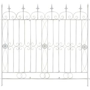Clp - Reja De Jardín Mangold En Metal Blanco Antiguo Clp - Reja De Jardín Mangold En Metal Blanco Antiguo