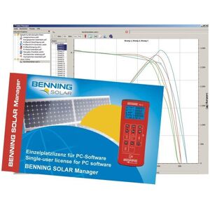 Software Benning Solar Manager - Informe de inspección PV para un solo puesto Software Benning Solar Manager - Informe de inspección PV para un solo puesto