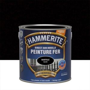 Peinture Hammerite Fer Martelé 2.5l Noir 070720 - Julien Peinture Hammerite Fer Martelé 2.5l Noir 070720 - Julien