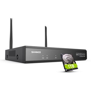 Sannce - 10ch Wireless Video Security System 5mp H.264+ Video For Home Surveillance Poe Network System Dual Wifi Mode Support Alexa - 1tb Hdd Sannce - 10ch Wireless Video Security System 5mp H.264+ Video For Home Surveillance Poe Network System Dual Wifi Mode Support Alexa - 1tb Hdd