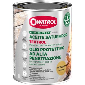 Owatrol - Saturador Exterior Para Madera Blanda Y Autoclaves Textrol® Roble Medio (ow12) 1 Litro Owatrol - Saturador Exterior Para Madera Blanda Y Autoclaves Textrol® Roble Medio (ow12) 1 Litro