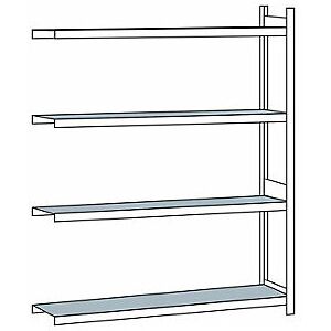 CERTEO Weitspannregal Mit Stahlboden Höhe 2500 Mm Spannweite 2250 CERTEO Weitspannregal Mit Stahlboden Höhe 2500 Mm Spannweite 2250