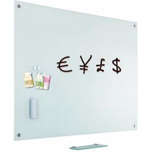 Set de pizarra blanca Kaiserkraft, 900x600mm, Superficie de vidrio, Magnética Set de pizarra blanca Kaiserkraft, 900x600mm, Superficie de vidrio, Magnética