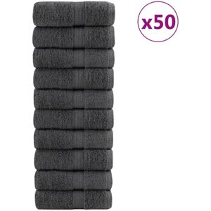Toallas De Mano Premium Solund 50 Unidades Antracita 30x30 Cm 600 G/m² Vidaxl Toallas De Mano Premium Solund 50 Unidades Antracita 30x30 Cm 600 G/m² Vidaxl