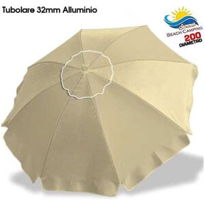 TRADE SHOP TRAESIO Trade Shop - Ombrellone Da Spiaggia Alluminio 2 Metri Con Snodo Tessuto Polyestere Palo 32 Mm - TRADE SHOP TRAESIO Trade Shop - Ombrellone Da Spiaggia Alluminio 2 Metri Con Snodo Tessuto Polyestere Palo 32 Mm -