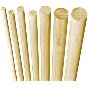 FACETT Poste Madera Haya 1 Metro Ronda Lisa 18 Mm (por 50) FACETT Poste Madera Haya 1 Metro Ronda Lisa 18 Mm (por 50)