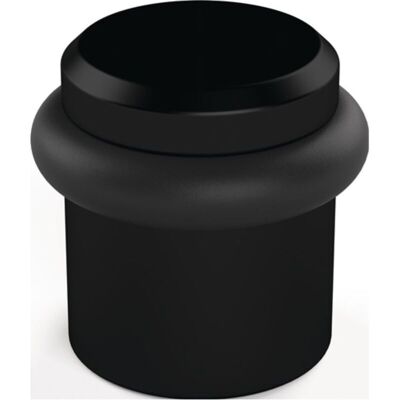 Hermeta - Tope Puerta Suelo 4735 Ø 39 Mm, Altura 36 Mm, Aluminio Anodizado Negro, Anclaje Hermeta - Tope Puerta Suelo 4735 Ø 39 Mm, Altura 36 Mm, Aluminio Anodizado Negro, Anclaje