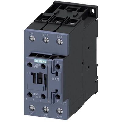Contactor Siemens 3RT2037-1AP00 - 30 kW, 230 V/AC, 65 A Contactor Siemens 3RT2037-1AP00 - 30 kW, 230 V/AC, 65 A