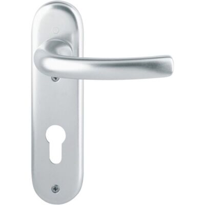 Conjunto de manijas de puerta de aluminio Tokyo Hoppe - Cilindro de perfil, Interior Conjunto de manijas de puerta de aluminio Tokyo Hoppe - Cilindro de perfil, Interior