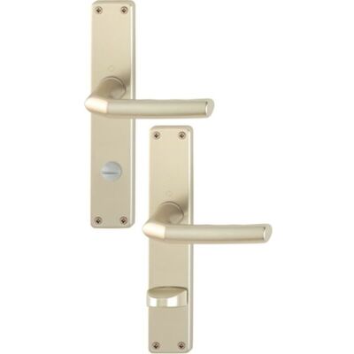 Conjunto de Manijas de Puerta y Ventana Hoppe Birmingham - Aluminio, 78mm, Izquierda/Derecha Conjunto de Manijas de Puerta y Ventana Hoppe Birmingham - Aluminio, 78mm, Izquierda/Derecha