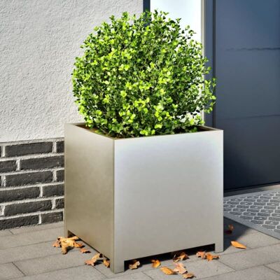 vidaXL Kvetináč 50x50x50 cm de acero inoxidable - Maceta vidaXL Kvetináč 50x50x50 cm de acero inoxidable - Maceta