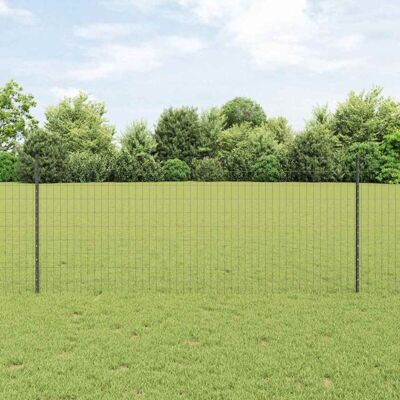 Conjunto de Cerca de Jardín vidaXL 2 Gris - Cerca de Jardín Conjunto de Cerca de Jardín vidaXL 2 Gris - Cerca de Jardín