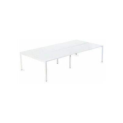 Escritorio doble para 4 personas PAPERFLOW Madera de haya - Oficina Escritorio doble para 4 personas PAPERFLOW Madera de haya - Oficina