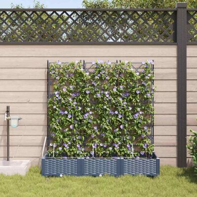 VidaXL Caja de Jardín en Ratán - Decoración de Jardín Moderna y Resistente VidaXL Caja de Jardín en Ratán - Decoración de Jardín Moderna y Resistente