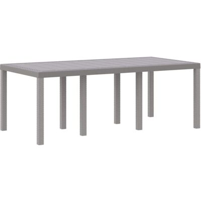 Mesa de jardín Vidaxl - Rectangular, Resistente a UV, Fácil de montar Mesa de jardín Vidaxl - Rectangular, Resistente a UV, Fácil de montar