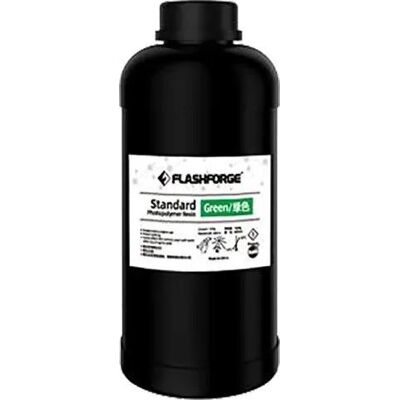 COCO Resina 3d Flashforge Standard Green 1l Curado Uv 405nm COCO Resina 3d Flashforge Standard Green 1l Curado Uv 405nm