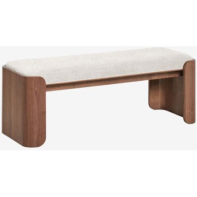 Banco En Madera De Caucho Y Chapa Lofren Sklum &x2194&xfe0e 140 Cm Banco En Madera De Caucho Y Chapa Lofren Sklum &x2194&xfe0e 140 Cm