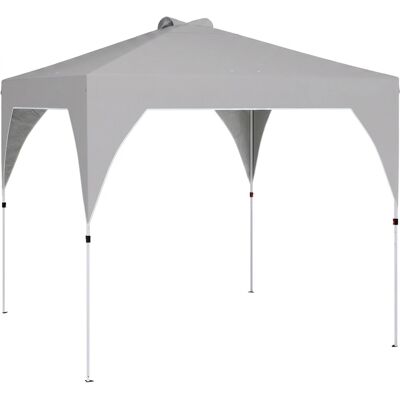 JHY DESIGN Cenador Plegable De 3x3 M Con Ventilación, Bolsas De Lastre Y Bolsa De Transporte, Tejido Oxford Y Metal, Gris Oscuro. JHY DESIGN Cenador Plegable De 3x3 M Con Ventilación, Bolsas De Lastre Y Bolsa De Transporte, Tejido Oxford Y Metal, Gris Oscuro.