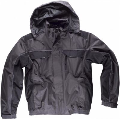 Cazadora Acolchada En Tejido Ripstop De Alta Resistencia Workteam Wf1058 Xxl Gris Oscuro+negro Cazadora Acolchada En Tejido Ripstop De Alta Resistencia Workteam Wf1058 Xxl Gris Oscuro+negro