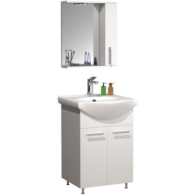 Conjunto de Muebles de Baño Lisalo VCM - Blanco - Muebles de Baño Conjunto de Muebles de Baño Lisalo VCM - Blanco - Muebles de Baño