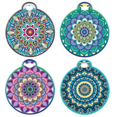 Signes Grimalt - Salvamantel Mandala 4U Gris - Vintage Diseño Signes Grimalt - Salvamantel Mandala 4U Gris - Vintage Diseño