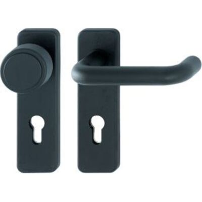 Hoppe - Pomo Puerta Fs Wegrt.schildf9005 Fs-k58/202k/138 9/72pz Hoppe - Pomo Puerta Fs Wegrt.schildf9005 Fs-k58/202k/138 9/72pz