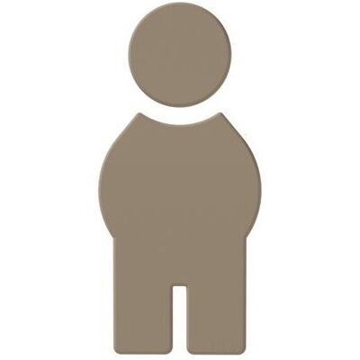 HEWI Modelo 801 Símbolo Adhesivo - Arena - Símbolo para Hombre HEWI Modelo 801 Símbolo Adhesivo - Arena - Símbolo para Hombre