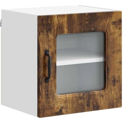 HELLOSHOP26 Armario De Cocina Rectangular Con Gran Espacio De Almacenamiento 40 X 31 X 40 Cm Madera Contrachapada Roble Ahumado 020053523 HELLOSHOP26 Armario De Cocina Rectangular Con Gran Espacio De Almacenamiento 40 X 31 X 40 Cm Madera Contrachapada Roble Ahumado 020053523