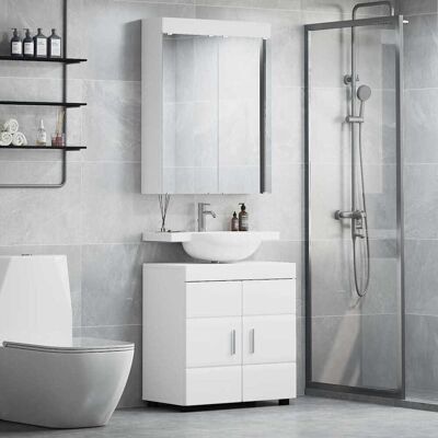 Vidaxl Juego De Muebles De Baño Tulum 2 Uds. 60 X 34 X 63 Cm Vidaxl Juego De Muebles De Baño Tulum 2 Uds. 60 X 34 X 63 Cm