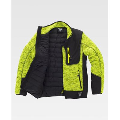 Chaqueta Sport Acolchada En Tejido Workshell Workteam S9465 L Amarillo A.v.+negro Chaqueta Sport Acolchada En Tejido Workshell Workteam S9465 L Amarillo A.v.+negro