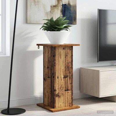 Vidaxl Soporte De Plantas Madera Envejecida 30,5 X 30 X 60,5 Cm Vidaxl Soporte De Plantas Madera Envejecida 30,5 X 30 X 60,5 Cm