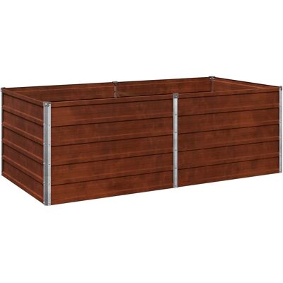Cama De Jardín Elevada Acero Oxidado 163 X 80 X 55 Cm Acero Vidaxl Cama De Jardín Elevada Acero Oxidado 163 X 80 X 55 Cm Acero Vidaxl