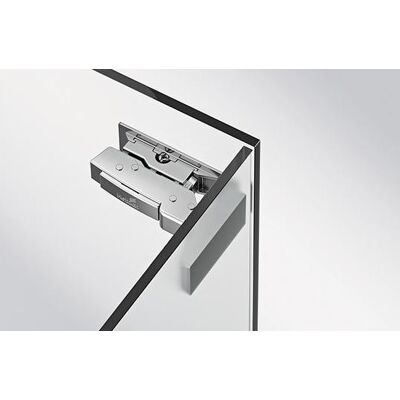 Hettich Sensys 8645i Bisagras Plateadas - Puerta de cristal 110° Hettich Sensys 8645i Bisagras Plateadas - Puerta de cristal 110°